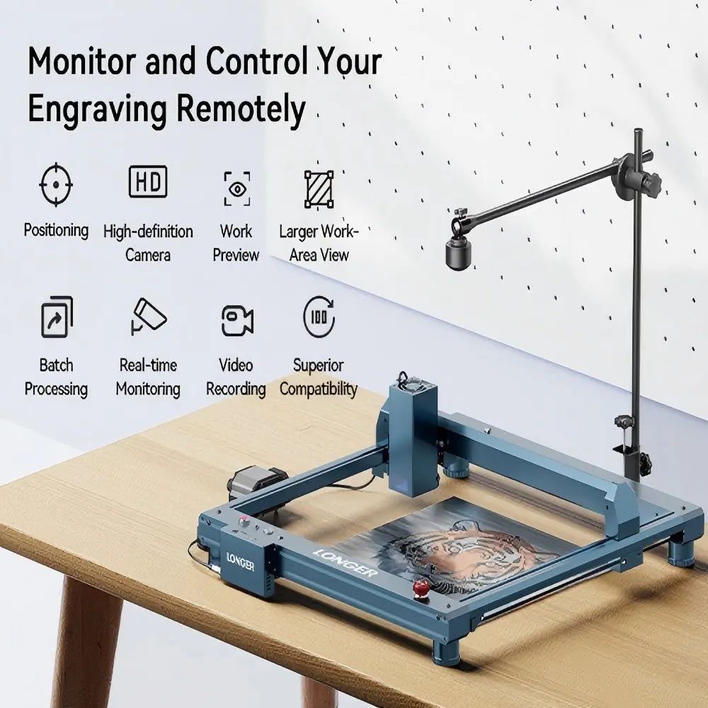 LONGER Laser Engraver Camera Kits,5MP, 740*560mm View Area