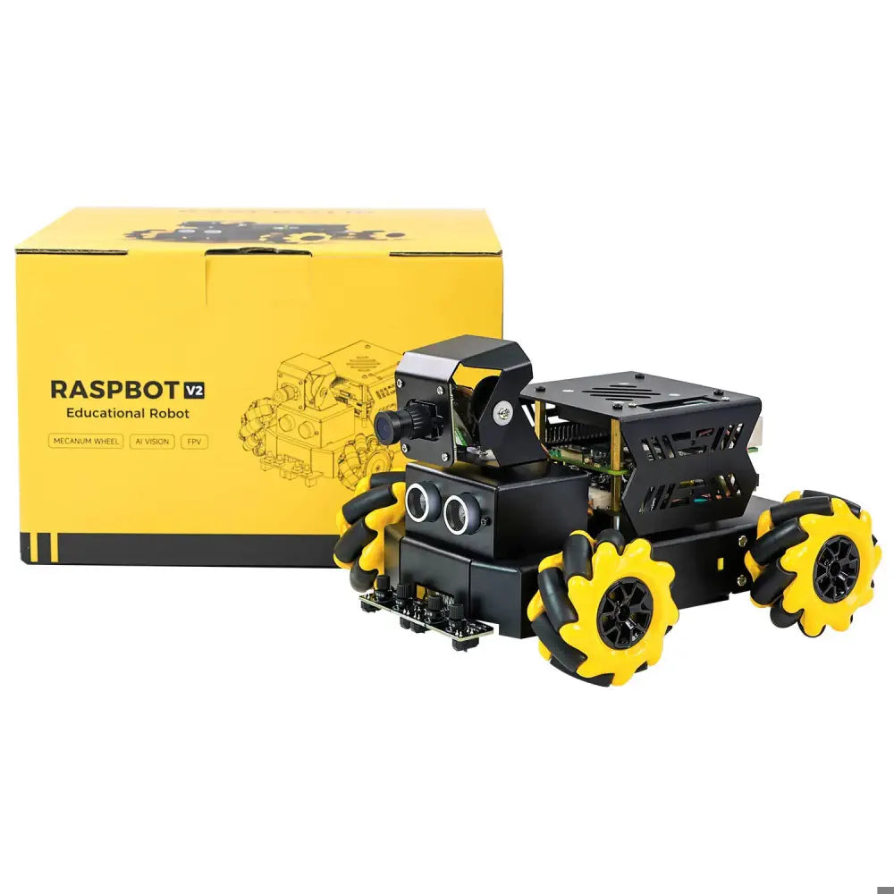 Yahboom AI Vision Robot Raspberry Pi 5 Car Support Python Progamming Open Source-Standard Version(Without RPi Board)