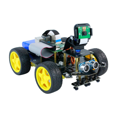Yahboom Raspbot AI Vision Robot Car w/ FPV Camera for Raspberry Pi 5 (Only English Manual)