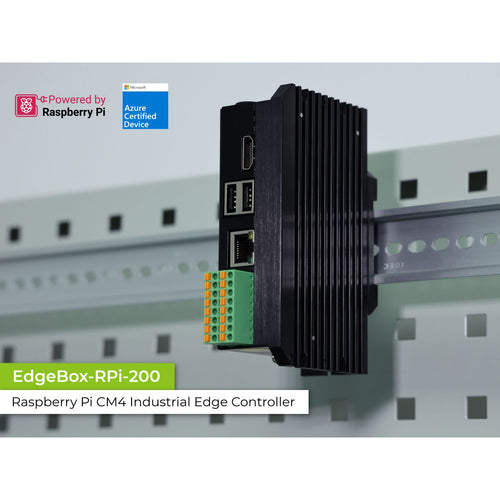 EdgeBox RPi 200 - Industrial Edge Controller 2GB RAM, 8GB Emmc, WiFi