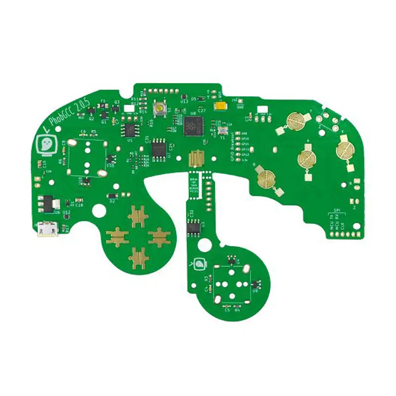 Elecrow PhobGCC v2.0.5 Gamecube Controller Motherboard - Green (No Handle Shell)