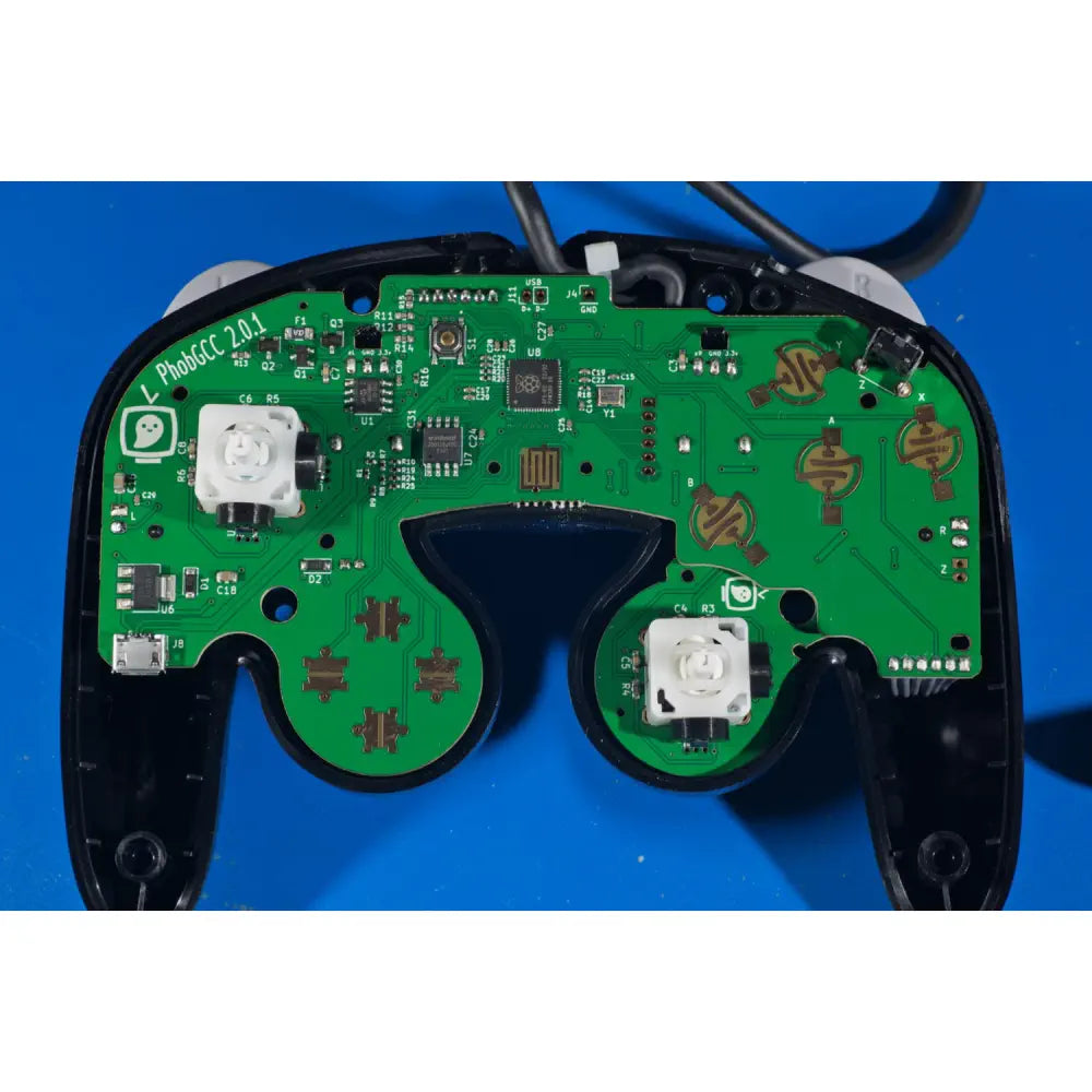 PC用ゲームコントローラー・コンバーター Phoenixwan New Circuit Board(2022) Elecrow PhobGCC v2.0.5 Gamecube Controller Motherboard - Green (No