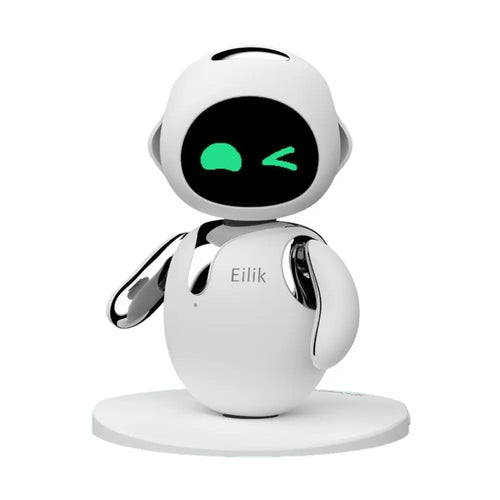 Energize Lab Eilik Little Companion Bot (Silver) RobotShop