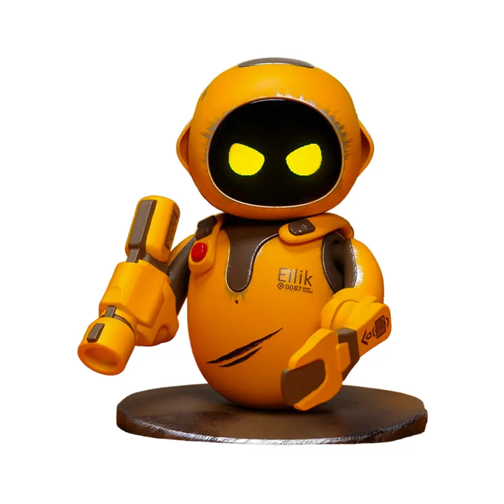 Energize Lab Eilik-DQ Little Companion Bot (Yellow-Orange) - RobotShop