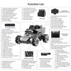 Hiwonder ROS2 Smart Car, ROSOrin Multimodal AI Vision Large Model, SLAM Navigation Programming, Mecanum Wheels Robot (Ultimate Kit without Controller)