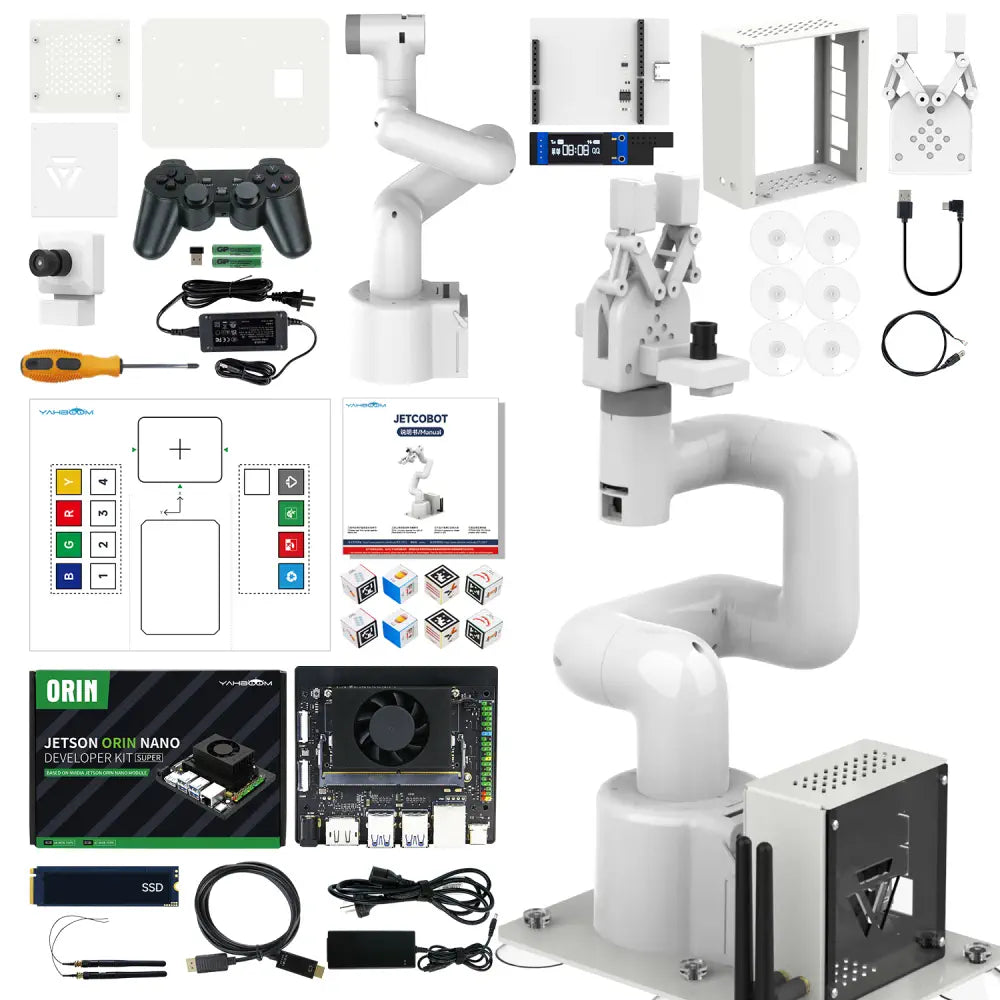 Yahboom JetCobot 7-axis visual collaborative robotic arm-Jetson Orin NANO 8GB SUPER