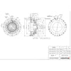 High Torque Coaxial Input Output Harmonic Drive Strain Wave Gear Reducer