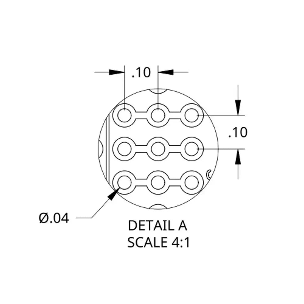 Prototyping PCB, Protoboard - 1" x 4"