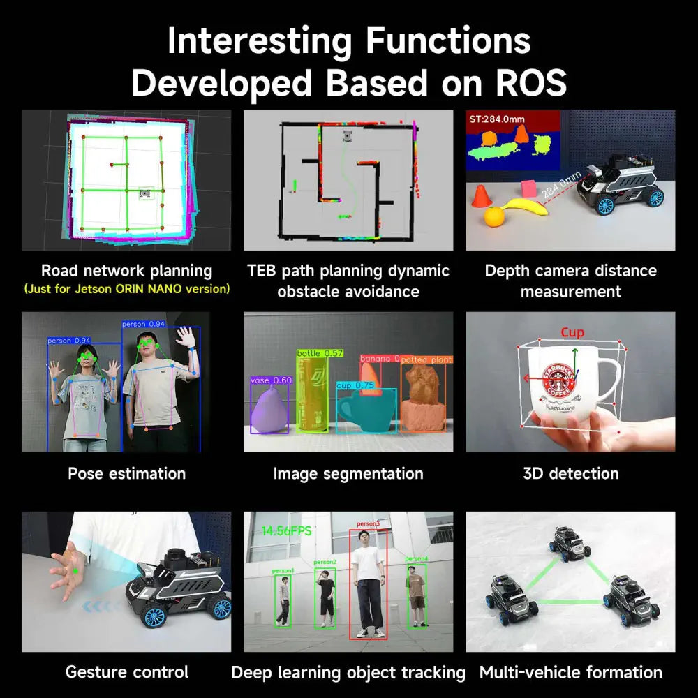 ROSMASTER A1 AI Large Model ROS2 Robot with Ackerman steering chassis-Superior with RDK 8GB