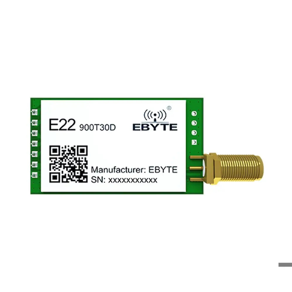 Ebyte E22-900T30D Semtech LoRa solution UART 10Km Range 868Mhz 915Mhz 30dBm DIP 24*43mm CE RoHs FCC LoRa Wireless Transmitter RF Module