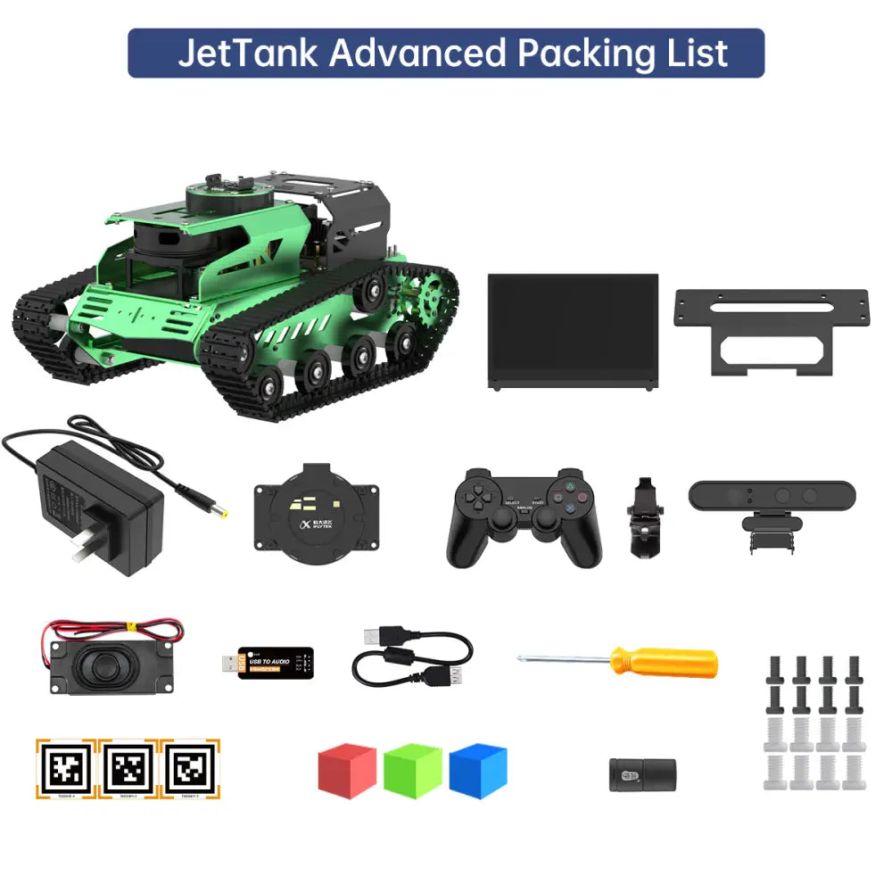 Hiwonder JetTank ROS Robot Tank Powered by Jetson Nano with Lidar