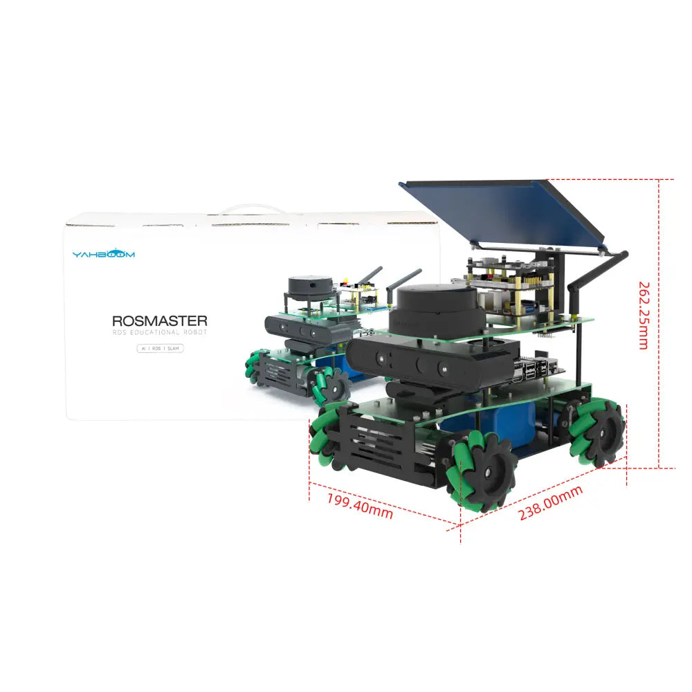 ROSMASTER X3 ROS2 Robot with Mecanum Wheel -Superior with Orin NX SUPER 8GB Board