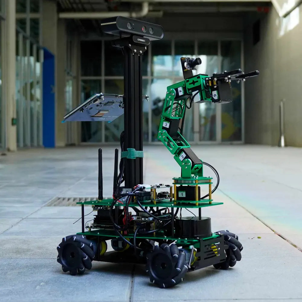 Yahboom Rosmaster X3 Plus 6-DOF Robotic Arm with AI Vision and Voice Control include Jetson Orin NX SUPER 8GB Board