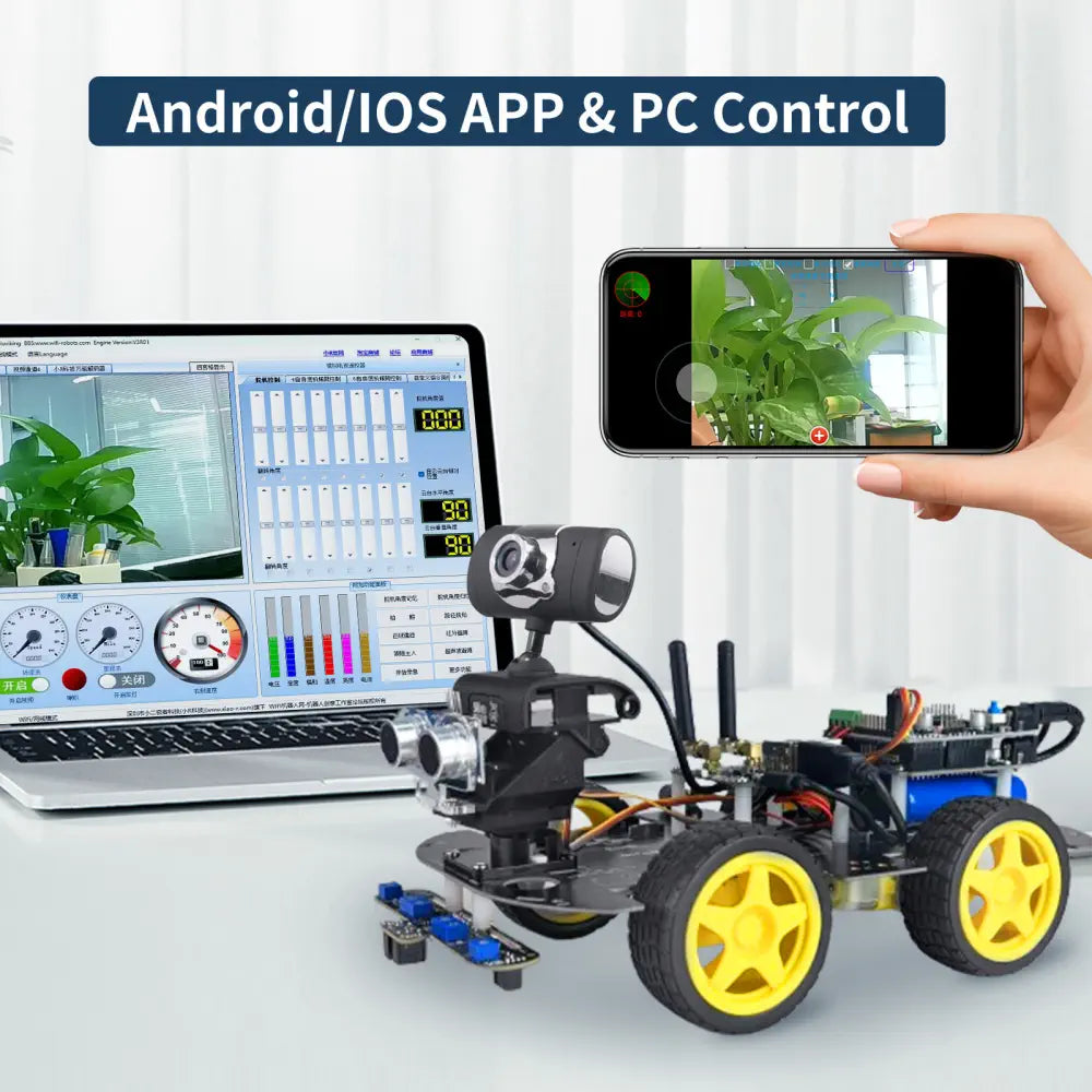 XiaoR GEEK XR-UNO R3 6-channel infrared sensor Video Wireless RC Programmable Smart Robot Car for Arduino