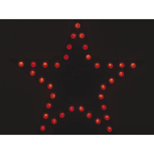Flashing Red LED Star Soldering Kit