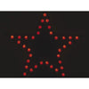 Flashing Red LED Star Soldering Kit