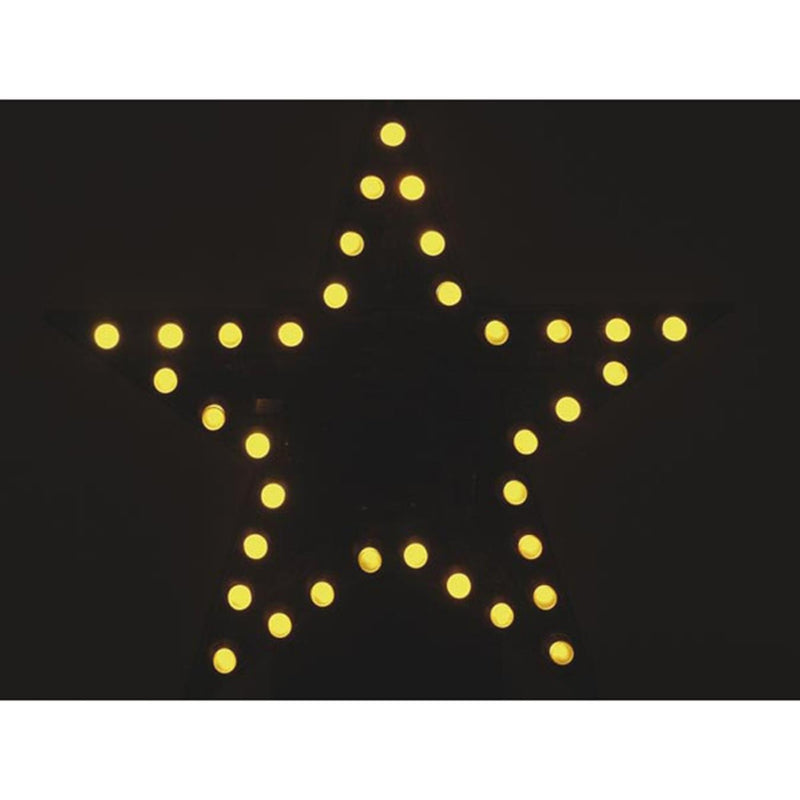 Flashing Yellow LED Star Soldering Kit