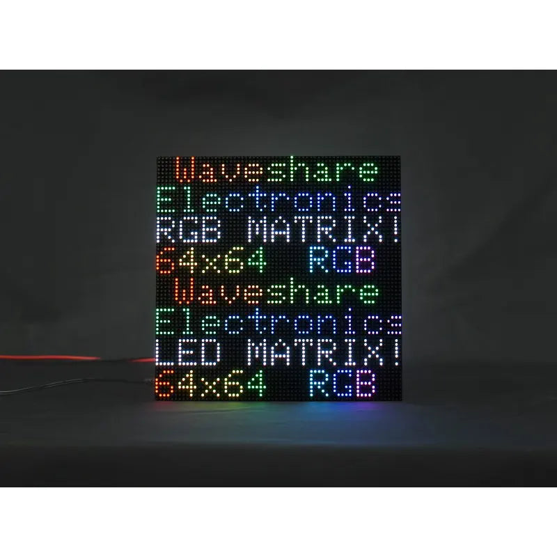 Flexible RGB full-Color LED Matrix Panel, 3mm Pitch, 64x64, Bendable ...