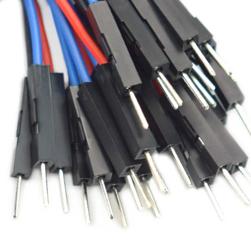 10x 30cm Female To Female Dupont Jumper Cables – 3-Pin Header, 26AWG, For Arduino