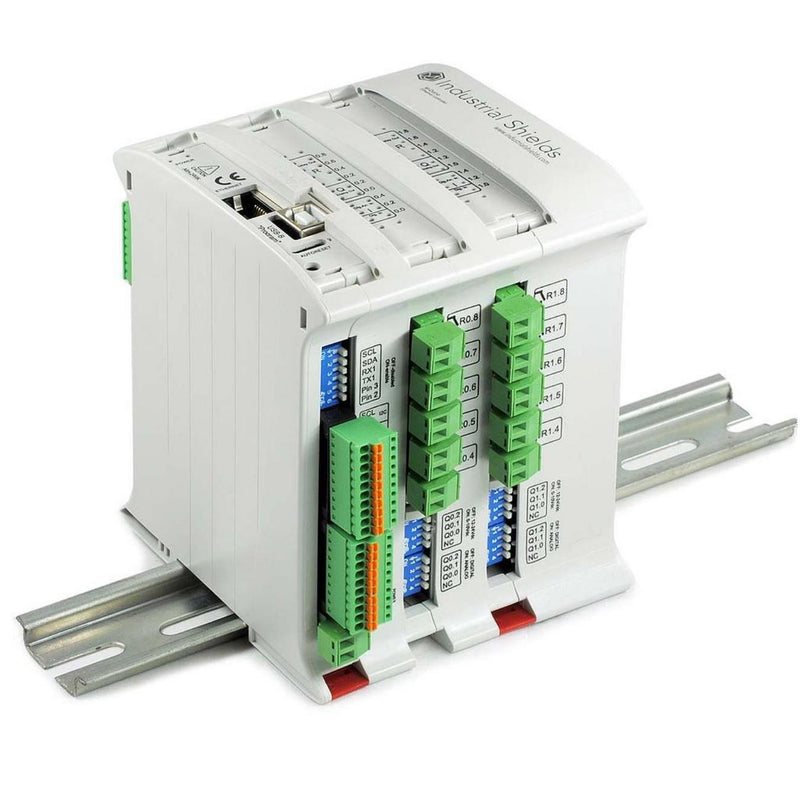 Industrial Shields M-DUINO PLC Arduino Ethernet 38AR I/Os Analog/Digital PLUS