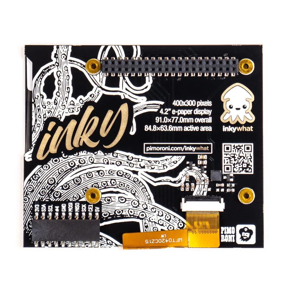 Pimoroni Inky wHAT (ePaper/eInk/EPD)