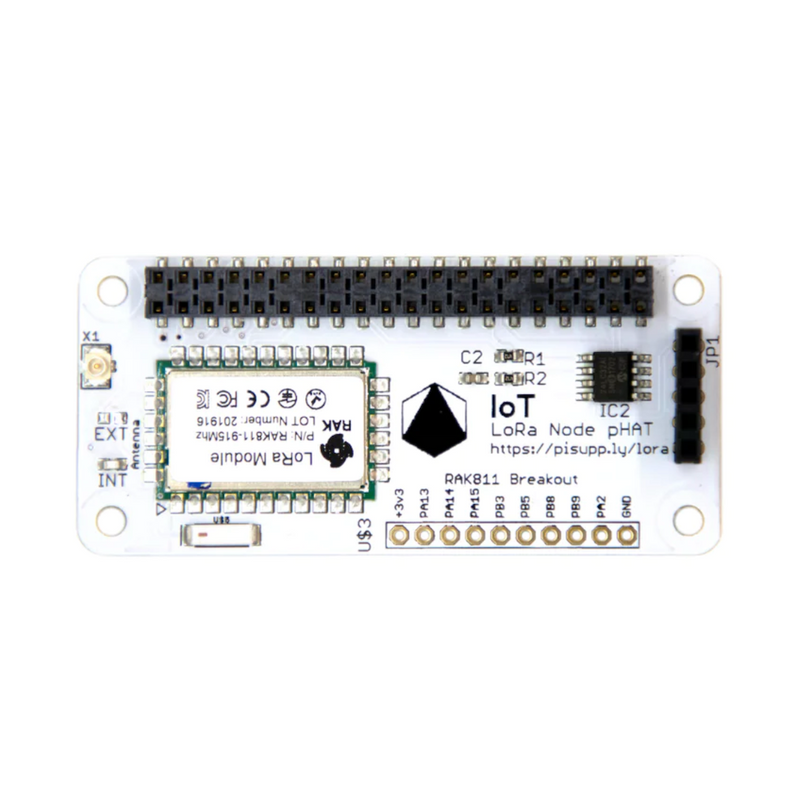 IoT LoRa Node pHAT for Raspberry Pi 915/868 MHz