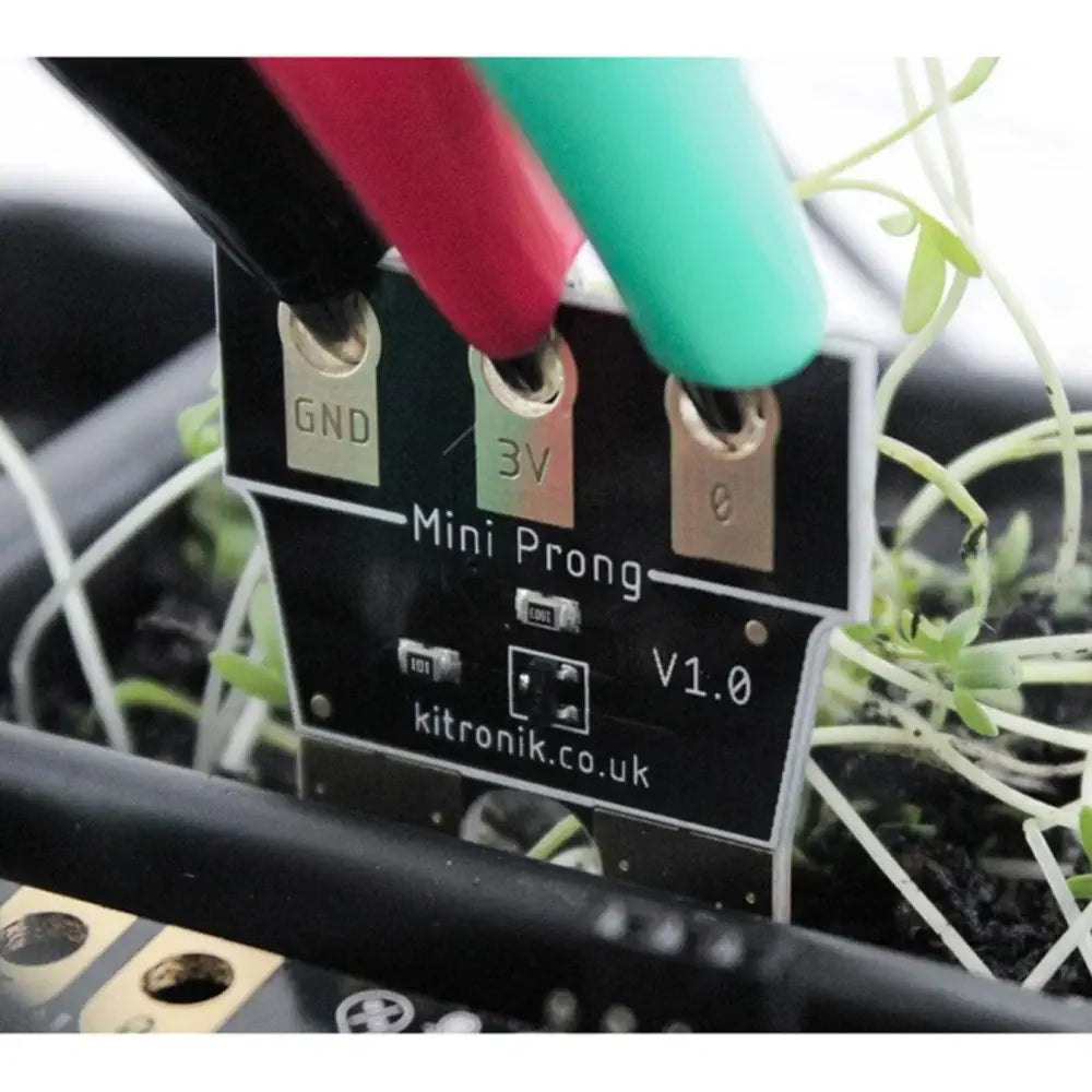 Sensor de Humedad del Suelo Kitronik Mini Prong para BBC micro:bit ...