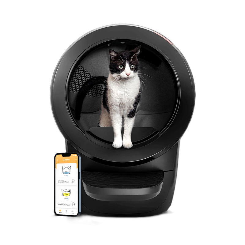 Litter-Robot 4 Automatic Self-Cleaning Litter Box - Black (Refurbished)