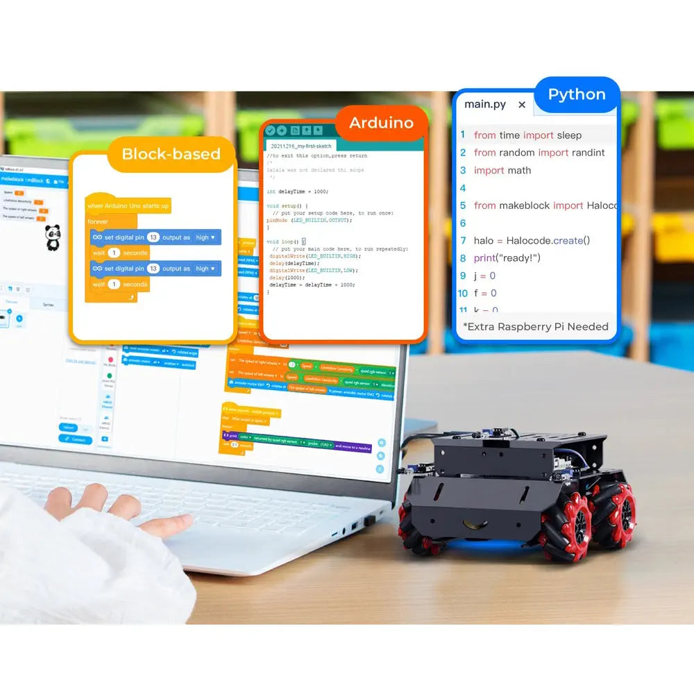 Makeblock mBot Mega Robot Car w/ Bluetooth Remote Controller