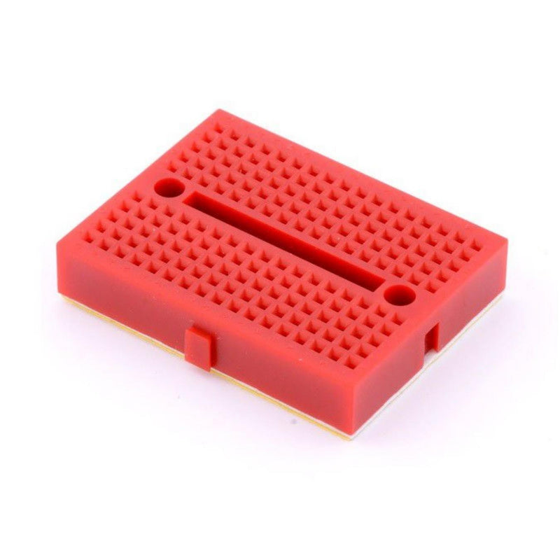 35x47mm Mini Breadboard w/ 170 Holes (Red)