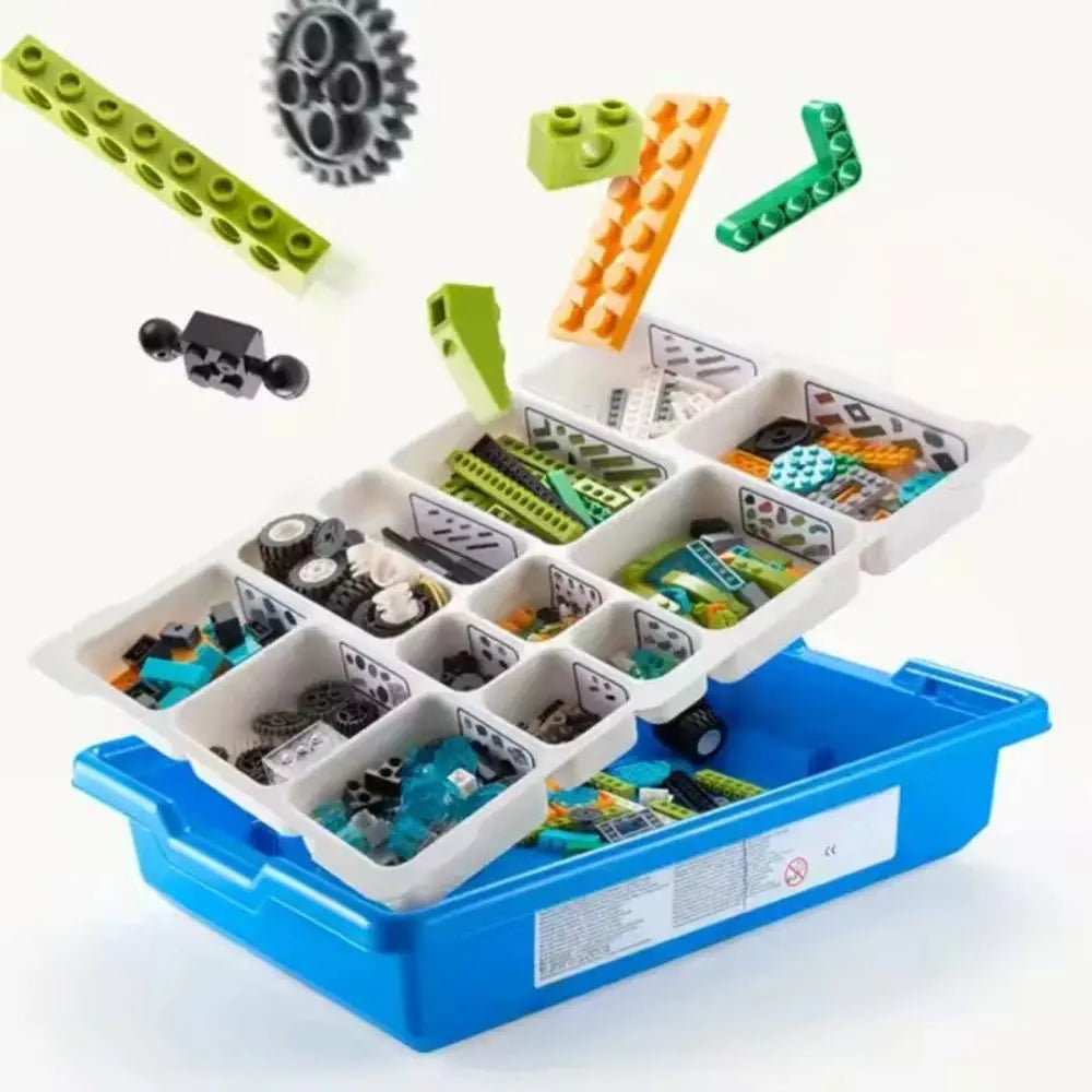 Mini STEM Robotic Building Brick Kit Compatible with WeDo-Style Educational Systems