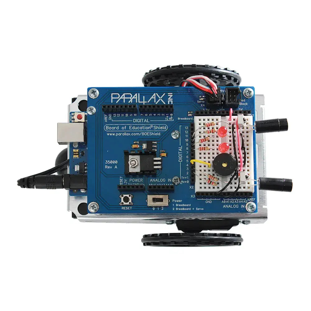 Parallax Boe-Bot Robotics Shield Kit for Arduino (with Arduino) - RobotShop