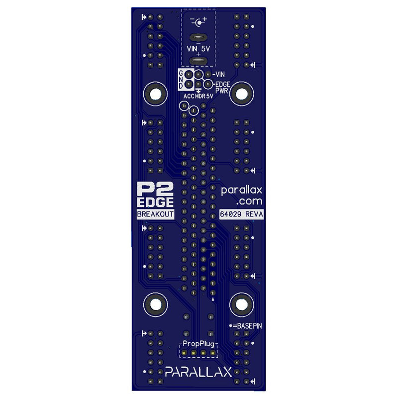 Parallax P2 Edge Breakout Board