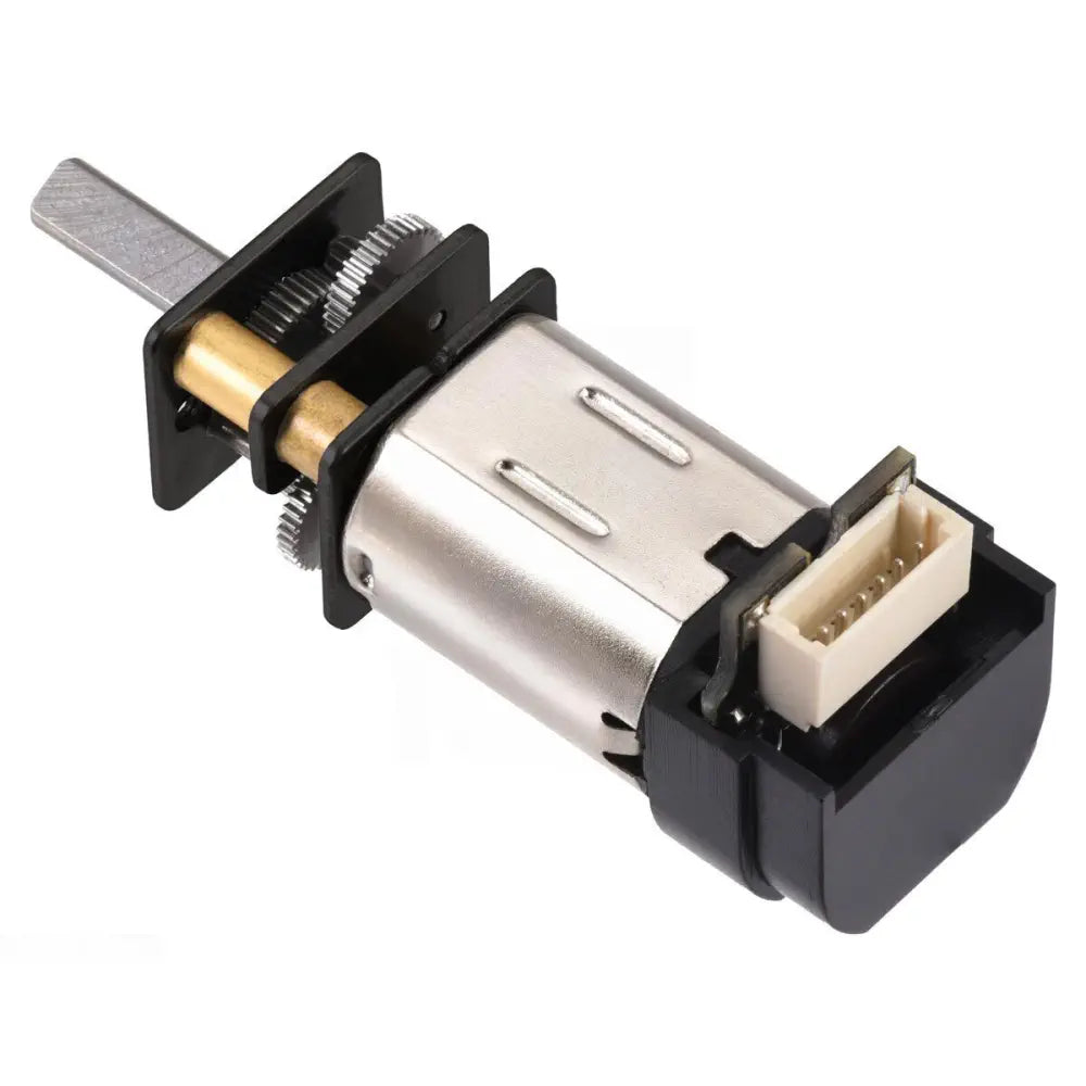 Pololu 380:1 Micro Metal Gearmotor HP 6V w/ 12 CPR Encoder, Side Connector