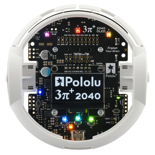 Pololu 3pi+ 2040 Robot - Standard Edition (30:1 MP Motors), Assembled
