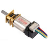 Pololu 75:1 Micro Metal Gearmotor MP 6V w/ 12 CPR Encoder, Back Connector
