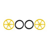 Pololu Wheel 80×10mm Pair - Yellow