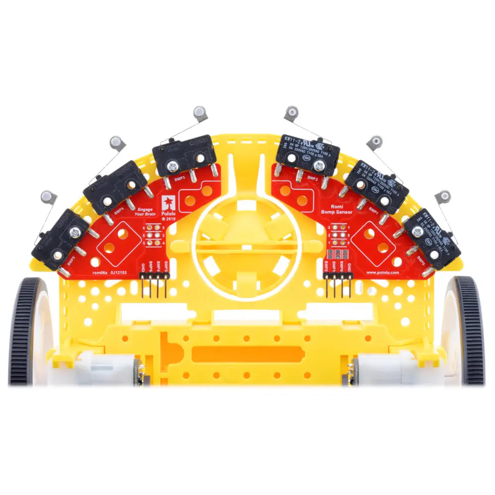 Pololu Bumper Switch Kit for Romi/TI-RSLK MAX (not Soldered, can be ...