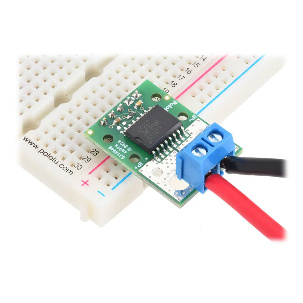 Pololu CT433-HSWF20DR TMR Current Sensor Compact Carrier 0A to 20A, 3.3V