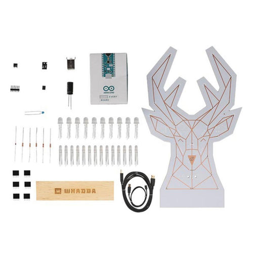Whadda Poly Reindeer XL Soldering & Programming Kit