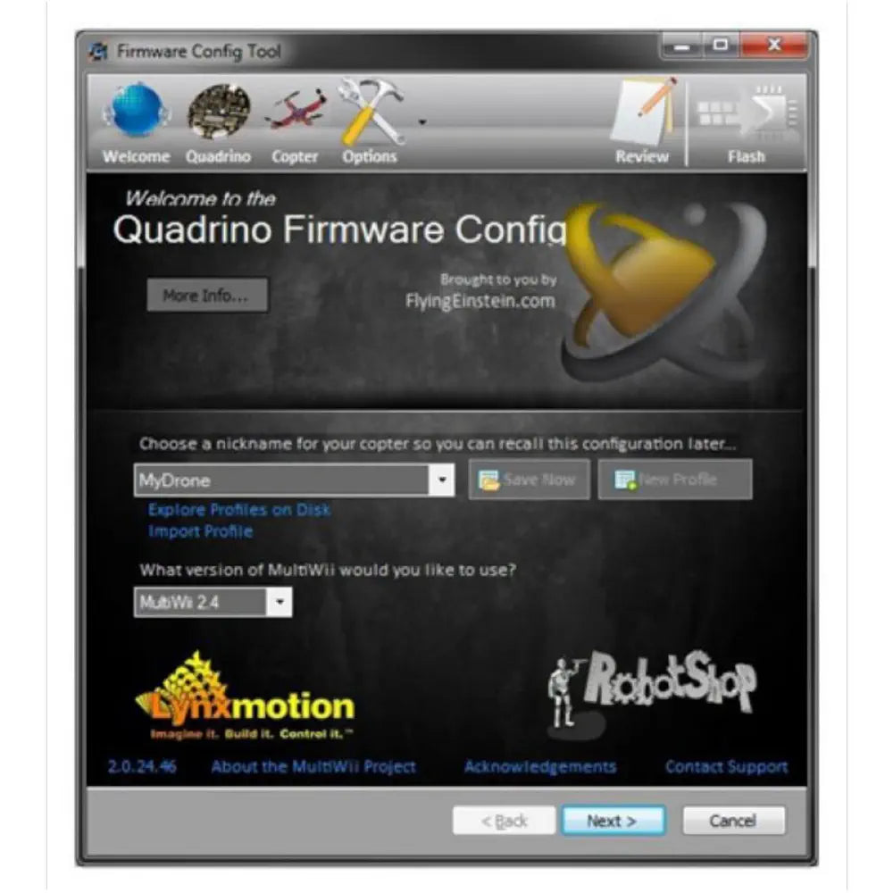 Quadrino FCT (Firmware Configuration Tool) - Free to Download