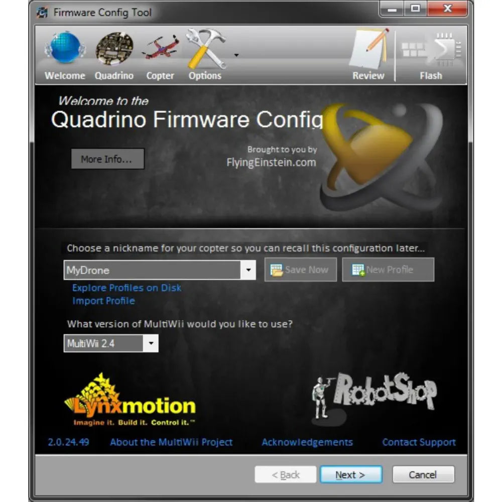 Quadrino FCT (Firmware Configuration Tool) - Free to Download