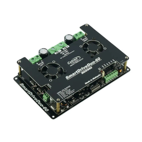 Cytron SmartDriveDuo Smart Dual Channel 60A Motor Driver - RobotShop Cytron SmartDriveDuo Smart Dual Channel 60A Motor Driver - RobotShop