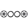 Pololu Wheel Pair for Micro Servo Splines (21T, 4.8 mm) 60 x 8 mm (Black)
