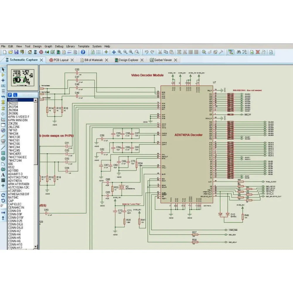 Proteus PCB Design Software Level 2+ (2000 Pins)
