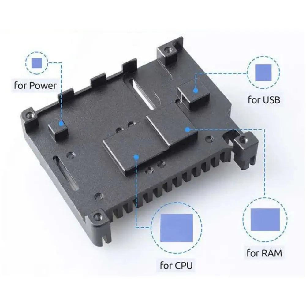 Sunfounder Case w/ Dual Fan for Raspberry Pi 4B