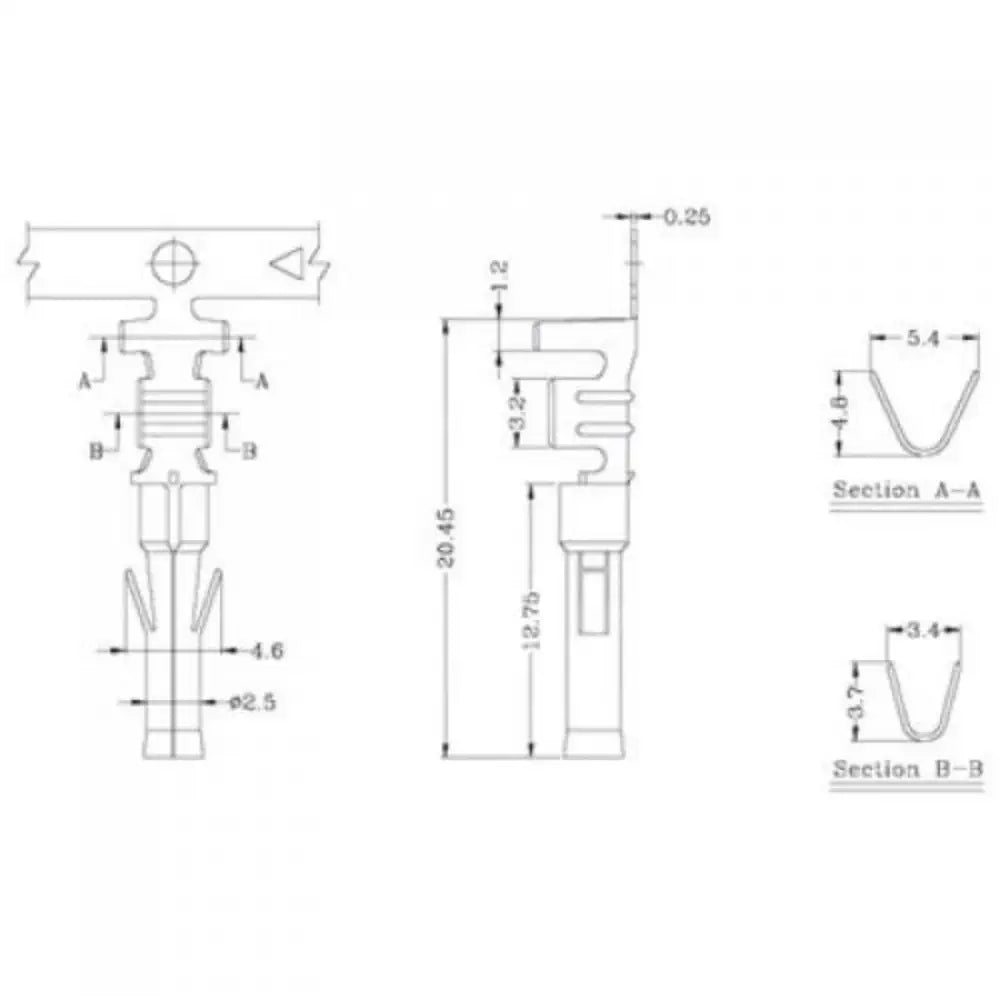 Tamiya Connector (Female, 3pk) - RobotShop