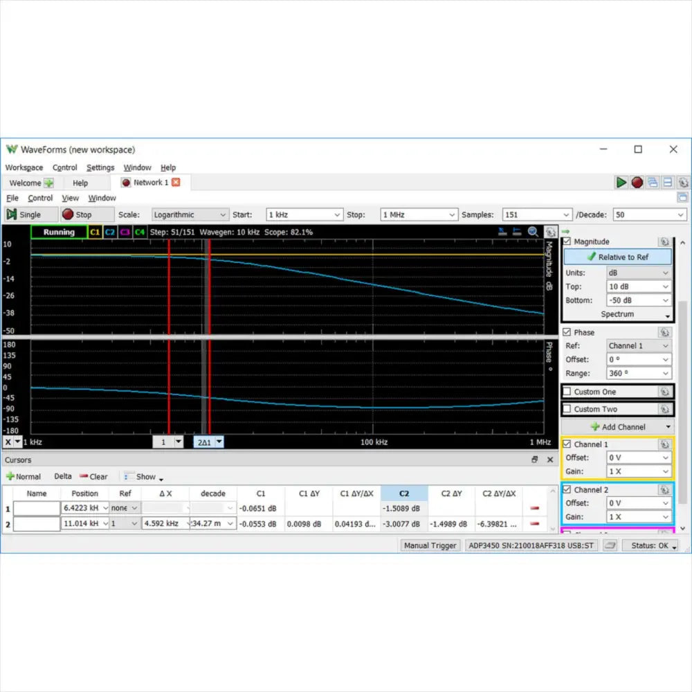 Analog Discovery Pro 3000 Series Portable High Res Oscilloscopes (w/ Probes)