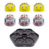 TTS Bee Bot Programmable Floor Robot Starter Set - 3 Bee Bots, 3 Blue Bots with Docking Station - See &amp; Say Version, STEM Learning Classroom Coding Bundle | Ages 3+