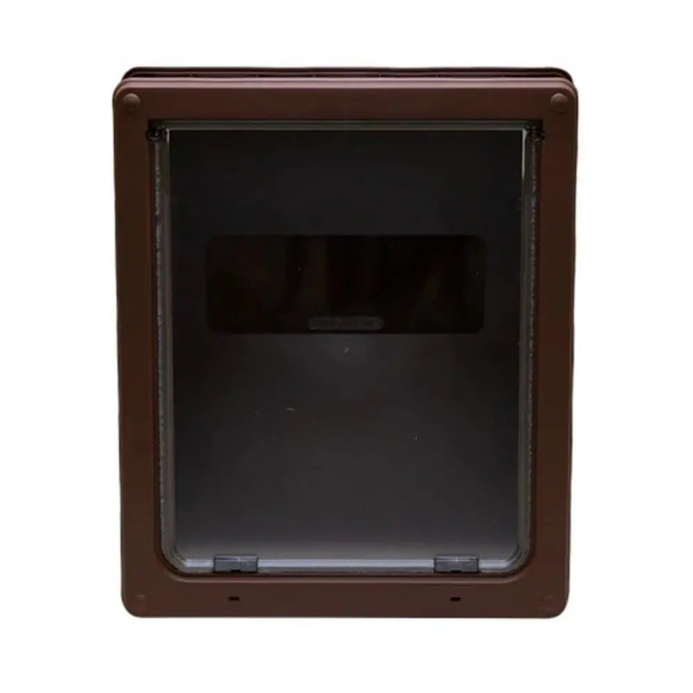 Dog Mate Large Dog Door with Liner (Brown)